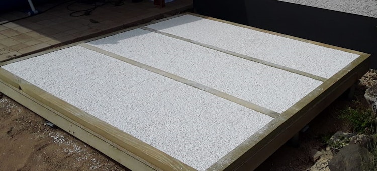 Fußboden Dämmungspaket für Gartenhäuser/Saunahäuser von 6-9 m² Innenfläche