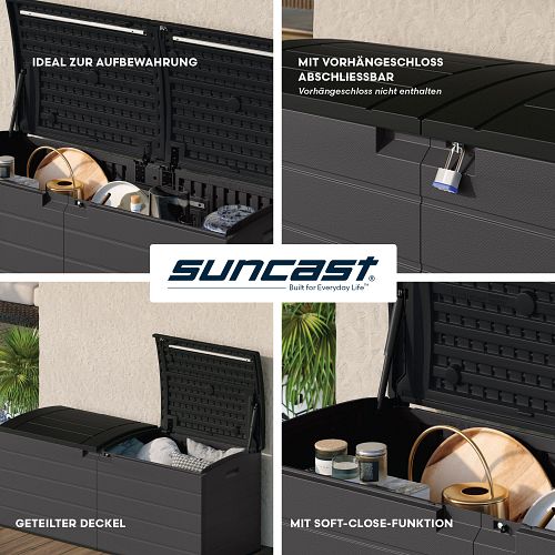 Suncast Kunststoff-Gartenbox 454 L