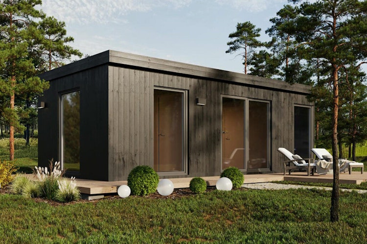 Wolff Finnhaus Design-Gartenhaus Helme 7734 isolierverglast - 94 mm  